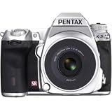 Pentax K-5 Limited Edition Digital SLR Camera with SMC DA 40mm f/2.8 XS Lens (Silver)