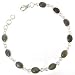 Sterling Silver Labradorite Bracelet Handmade Indian Jewelery 8 inches