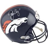 JOHN ELWAY SIGNED AUTOGRAPHED MINI HELMET DENVER BRONCOS COA + HOLOGRAM