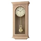 Seiko Light Brown Wood Case Wall w/Pendulum Clock - QXH048BLH