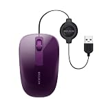 Belkin F5L051-OBD Retractable Comfort Mouse Aubergine/Grape