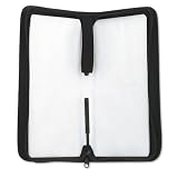 Innovera Products - Innovera - CD/DVD Wallet, Holds 48 Disks, Black - Sold As 1 Each - Easily carry and store CDs and DVDs. - Protect disks from scratches. - Zippered closure. - Made of durable nylon. -