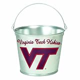 NCAA Virginia Tech Hokies 5-Quart Galvanized Pail