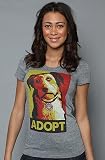 Obey The Adopt A Pet Tri-Blend Tee,T-shirts for Women