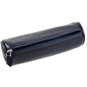 Lucrin - Round pencil holder - smooth cow leather