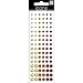 Me & My Big Ideas Rhinestone Stickers 6-1/2 Inch by 2 Inch Sheet, Yellow/Orange/Red