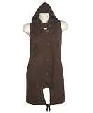 Plus Size Brown Sweater Vest