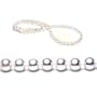 AugustinaJewelry Single Strand 22 Inch 6.5-7mm White Freshwater Cultured Pearl Necklace