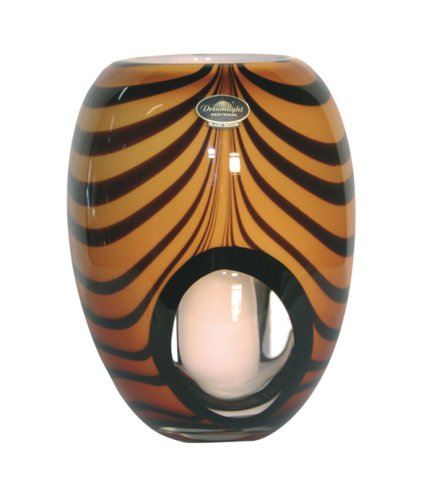 Dreamlight 20102 - Windlicht Colosseo Grande Amber-Stripes