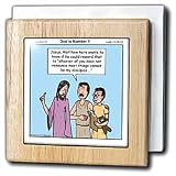 Jesus - God is Number One - 6 Inch Tile Napkin Holder