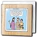 Rich Diesslins Funny Cartoon Gospel Cartoons - Jesus - God is Number One - Tile Napki...