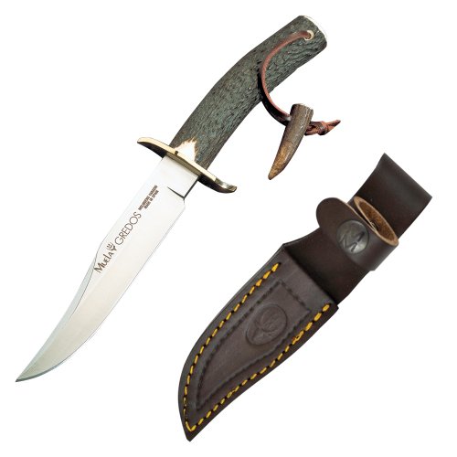 Muela Gredos Fixed Blade Knife 10.875-Inch Stag Handle Muela Gredos Fixed Blade Knife 10.875-Inch Stag Handle Hunting Knives