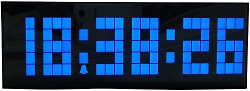 Chihai Modern Design Smart Alarm Clock Travel Led Clock Square Durable Decor Mute Clock(blue)