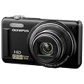 Olympus VR-325 Digitalkamera (14 Megapixel, 12-fach opt. Zoom, 7,6 cm (3 Zoll) Display, bildstabilisiert) inkl. Tasche und 4GB SD-Speicherkarte schwarz