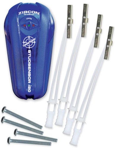Zircon 62652 TV Mounting Kit, Stud Finder And Hollow-Wall Anchors, Blue