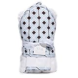 Bask Home Hooded Towel & Washcloth Set - Diamond Blue