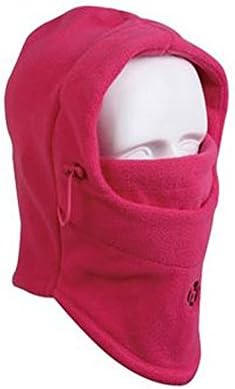 Grasping Balaclavas Masks Motorcycle Riding Warm Cold Scarf Hat Headgear(Rose)