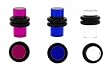 UV Acrylic Plug (Purple,Blue,Clear) Set, 2G