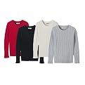 Girls' Cherokee&reg; Cable Crew Sweater