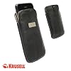 Krusell Luna Soft Leather Mobile Protective Phone Pouch Case Cover Sleeve with carabiner clip Black/Sand (Large) Universal Fit, Alcatel One Touch Easy DB, One Touch Pocket, Apple 2G, 3G, 3GS, Archos Gmini 400, Blackberry Bold 9700, Pearl 8220, Rim 7100g, 7100r, 7100t, 7100v, 7130 Vodafone, 7130c, 7130g, 8800, Dopod 838, C720W, C730, C800, D600, M700, P800w, P860, Gigabyte g-Smart i, g-Smart i128, GSmart MS800, H Google Nexus One, Hero, Magic, Max 4G, MTeoR, P3300, P3350, P3400, P3470, S620, S630, Snap, Tattoo, Touch Cruise, Touch Cruise P3650, Touch2, i-mate K-Jam, PDA L, SP JAS, LG C900 Viewty smart, GM 730, GT500, GW300, KC910 Renoir, KM900, KP500, KV920, VX10000, VX9800, Motorola A780, i265, MOTO Q 9h, Q music 9m/c, T280, NEC DB 4000, N 3250, 3410, 5230, 5730 XpressMusic, 5800 XpressMusic, 6212 Classic, 6500 Slide, 6630, 6670, 6680, 6681, 6682, 6708, 6710 Navigator, 6800, 6810, 7610, E50, E51, E52, E60, E70, E71, E72, E75, N78, N81, N81 8GB, N86 8MP, N90, N91, N92, N93, N93i, N97, N97 Mini, X6, O2 XDA Cosmo, Stealth, Terra, Zinc, OKTA Touch, Orange M650, Palm Pre, Panasonic GD35, Qtek 8600, G100, Sagem RC922, S B2100, Epix i907, GT-i8000 Omnia II, i200, i7500 Galaxy, i8910 Omnia HD, M7600 Beat DJ, M8800 Pixon, M8910 Pixon 12, S8300 Ultra Touch, E170, i830, i910 Omnia, 2100, F770V Qbowl, i300, i300x, i308, i450, i600 Blackjack, i607 Blackjack, i617 Blackjack II, i780, i900 Omnia, L760, SP R6100, SPH-M800 Instinct, WiTu, Sharp 902, V802, V903, Siemens M75, Siemens/BenQ P50, Aino, C905, M600i, P1i, S700c, S700i, S710a, Satio, W900c, W900i, W910i, W950i, X1 XPERIA, X2 XPERIA, Sprint Hero, SPV C700, T-Mobile Dash, MDA Compact V, MDA Vario, SDA(USA), Version CDM 8300, VPA Compact II, III, IV