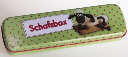 Shaun das Schaf - Metall Stifteetui - Schafsbox 