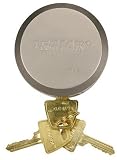 Trimax THPXL Hockey Puck Internal Shackle Trailer Door Lock - Rekeyable
