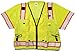 Kishigo S5010 Ultra-Cool Polyester Professional Surveyors Vest, 3X-Large, Lime