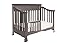 Million Dollar Baby Classic Foothill 4-in-1 Convertible Crib With Toddler Rail, Weathered Grey