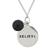 FOJO's 10K Gold Onyx Bead Believe Necklace