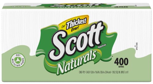 Scott Naturals Napkins 400-Count of 8)