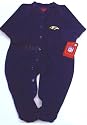 Baltimore Ravens Newborn Baby Footed Terry Sleeper