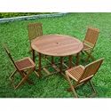 "Stora" Four place Hardwood Patio set