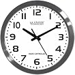 La Crosse Technology 16 Inch Atomic Metal Analog Metal Wall Clock - WT-3161WH
