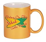 Bring On The Naked Table Tennis Coffee Mug in Metallic Colors