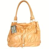 fashion bags online Tan Gathered Tote