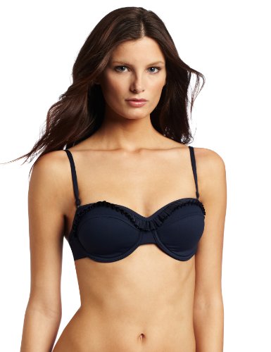 Seafolly Women's Goddess Biba Bustier Bra, Indigo, 12