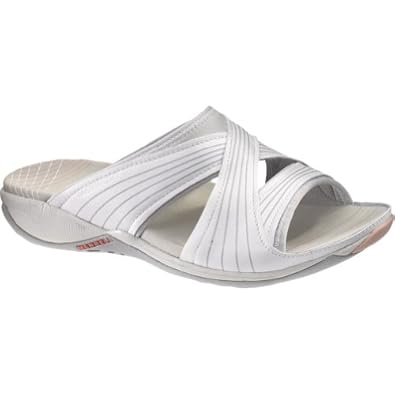 Amazon: Merrell Heather WhiteGrey 8 Womens Sandals: Shoes