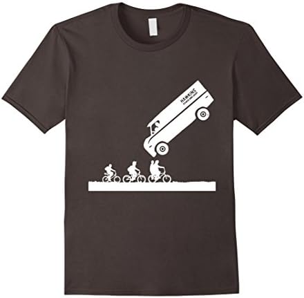 Men's Strange White Van T-Shirt Medium Asphalt