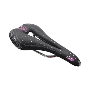 Selle Italia SLR Gel Flow Women's Bicycle Saddle (Vanox Rails, Black)
