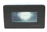 Black Stair Step Light with Spread Lens