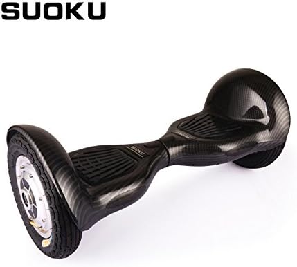 SUOKU 10Inch Smart Self Balancing 2 Wheels Electric Scooters Unicycle Mini Car (Black)