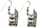 Harley Davidson ~ Harley Davidson Earrings #5 Silver ~ Rare Vintage ~ Made in the U.S.A.~ Approx 1