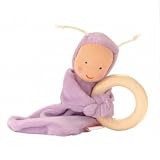 Käthe Kruse Rainbow Baby Violet Grabbing Ring Doll