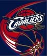 Cleveland Cavaliers 50"x60" Royal Plush Raschel Throw Blanket - Basketball Sports Merchandise