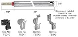 23 Standard Duty Window Balances Red Bushing (must be ordered with one of four clips)