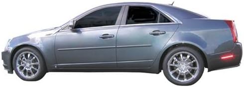 2008-2013 Body Side Molding for Cadillac CTS includes Wagon - Blade Silver Metallic 17U/WA636R/GAN
