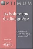 Revue Ellipses Marketing  / Les fondamentaux de culture générale