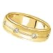 Diamond Wedding Ring in 18k Yellow Gold for Men (0.40 ctw)