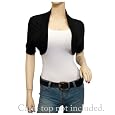 Plus Size Cotton Cropped Bolero Shrug