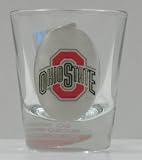 Buckeyes Shot Glass - Ohio State Buckeyes Round Shot Glass